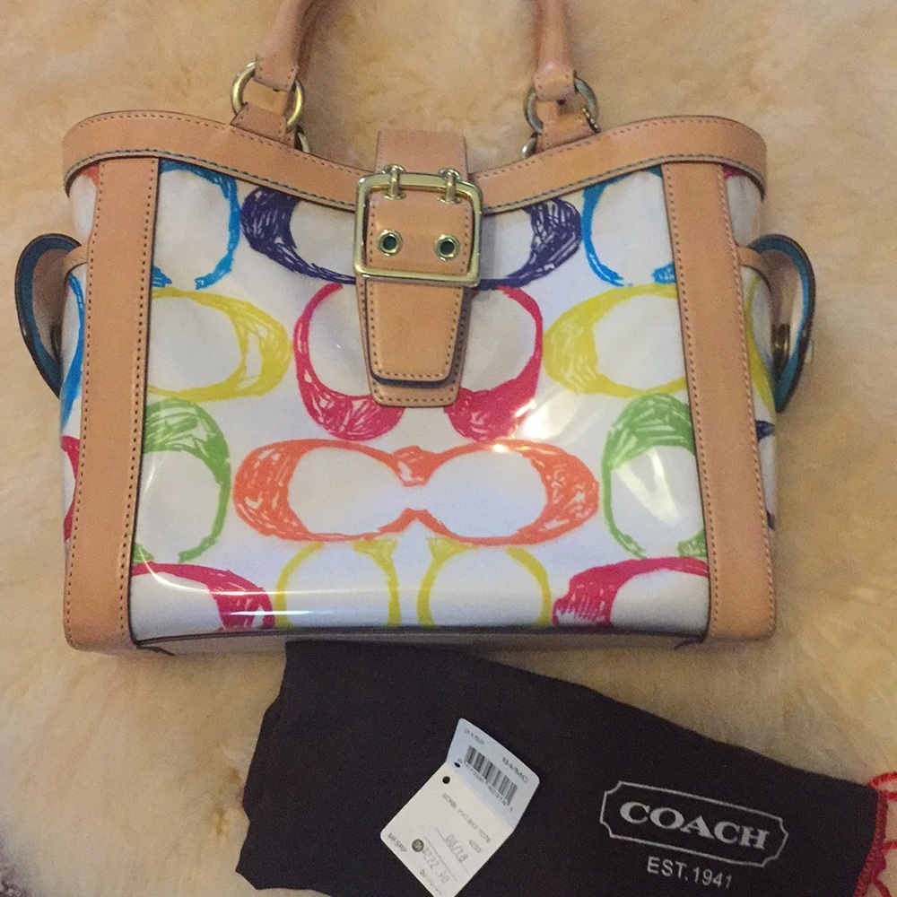 Coach tote handbag